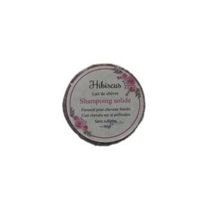 Shampoing Solide | Hibiscus lait de chèvre